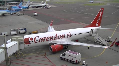 corendon dutch airlines   op schiphol youtube