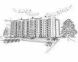 Coloring Pages Color Apartment Place sketch template