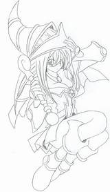 Magician Dark Girl Pages Drawing Deviantart Coloring Template Getdrawings sketch template