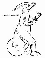 Coloring Parasaurolophus Pages Dino Dinosaur Library Clipart Line Comments sketch template