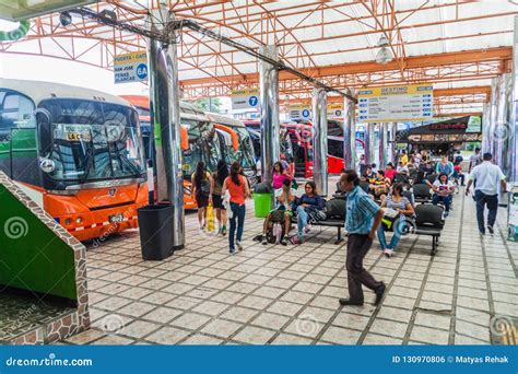 san jose costa rica    view  buses  gran terminal del caribe bus station