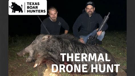 thermal drone pig hunting youtube