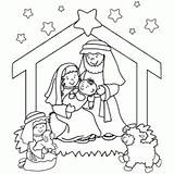 Nacimiento Nativity Snowman Cristianas Aburre Religion sketch template