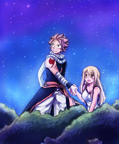 fairy tail — a perfect view “whoa…” natsu took lucy s hand