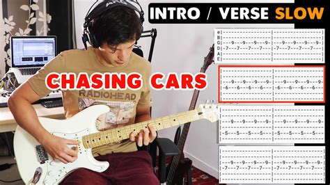 chasing cars snow patrol guitar tutorial tab youtube