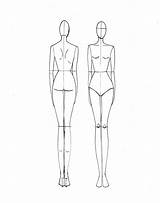 Drawing Fashion Mannequin Croquis Models Sketching Model Clothes Sketches Template Human Drawings Getdrawings Designs sketch template