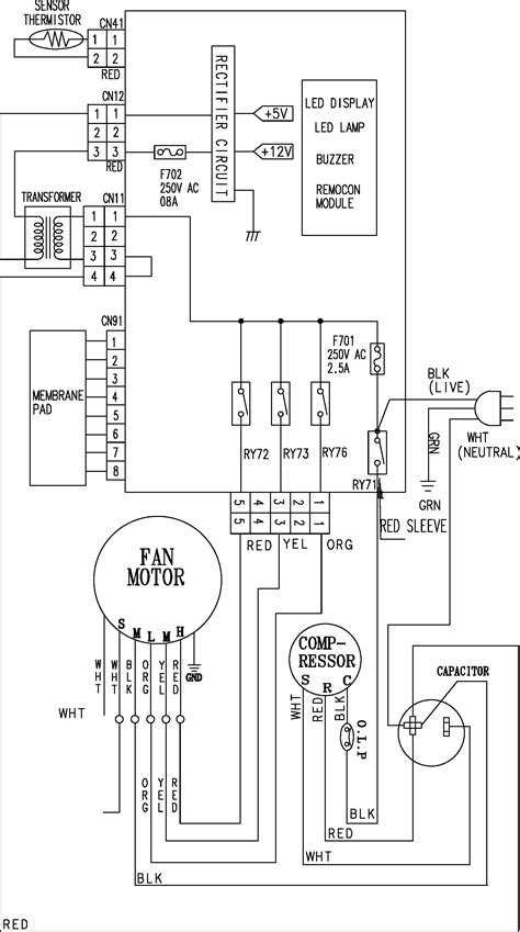 air conditioner wiring schematic air conditioner control wiring diagram wiring forums