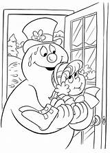 Frosty Coloring Karen Pages Snowman Book Printable Holding Info Kids Categories Cartoon Coloringonly sketch template