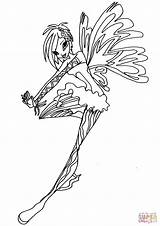 Tecna Sirenix Winx Ausmalbilder Enchantix Elfkena Stampare Ausmalbild Supercoloring sketch template
