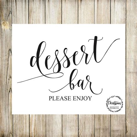 printable dessert table labels printable word searches