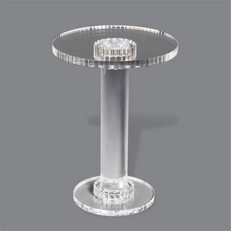 serena side table side table table clear acrylic