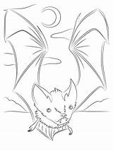 Bats Printable Fledermaus Ausmalbilder Vampier Halloweens Birijus sketch template