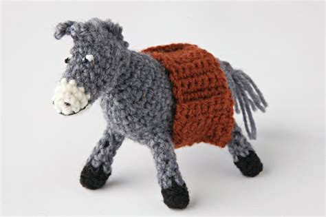 crochet donkey pattern gathered