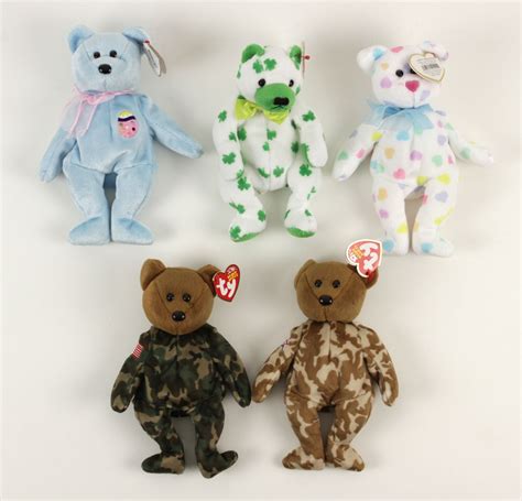 lot detail  collection   beanie babies