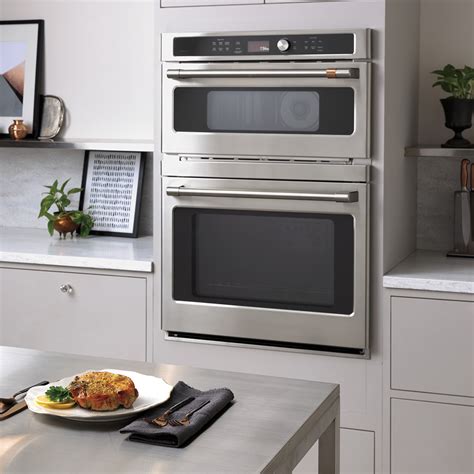 cafe ctcpns   cu ft combination double wall oven