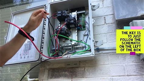 wiring enphase combiner box  shutoff switch youtube