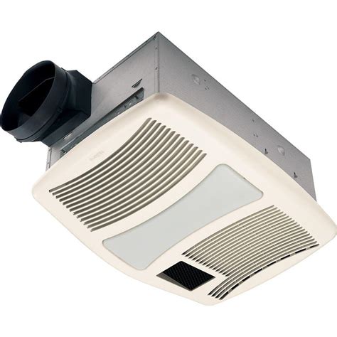 nutone qtxn series  quiet  cfm ceiling exhaust fan  heater light nightlight