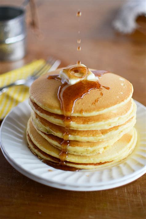 Cornbread Pancakes With Cinnamon Syrup Simply Whisked