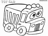 Toy Coloring Car Pages Print Colorings Coloringway sketch template