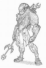 Predator Armor Ronniesolano Masked Monstre Versus Wonder Jakobs Stampare Predador sketch template