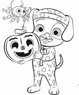Cocomelon Jj Xcolorings Characters Coloringonly Pumpkin Onlinecoloringpages sketch template