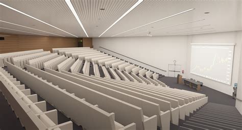 lecture hall model turbosquid