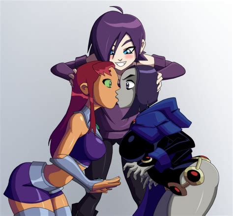 Zone Tan Makes Starfire And Raven Kiss Memex Know Your