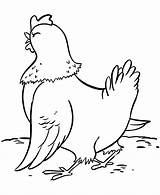 Huhn Ausmalbilder Hen Chickens Honkingdonkey Clipart Animals Combat sketch template