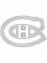 Canadiens Leukekleurplaten Kleurplaat Nhl Predators Nashville Coloringpage Habs sketch template