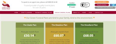golden leaves funeral plans june  prices reviews