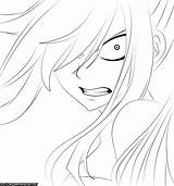 Erza Tail Scarlet Lineart Zeref Lord sketch template