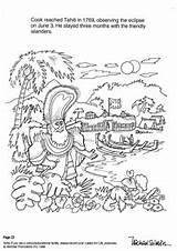 Colouring Pages Captain Cook Whole Book sketch template