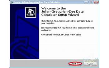 Julian-Gregorian-Dee Date Calculator screenshot #6