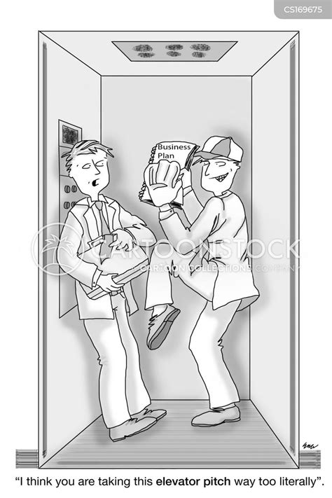 elevator cartoons  comics funny pictures  cartoonstock
