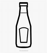 Ketchup Bottle Glass Coloring Clipart Clipartkey sketch template