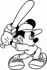 Coloring Baseball Mickey Playing Pages Mouse Wecoloringpage Sports Brutus Buckeye Sheets Disney Drawing Printable Game Girl Getdrawings sketch template