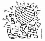 Usa Coloring Pages Color Printable Print Kids sketch template