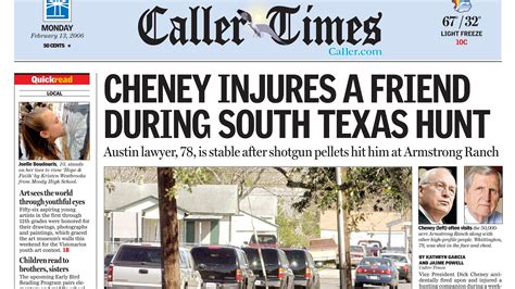 vp dick cheney accidentally shot friend   hunting accident