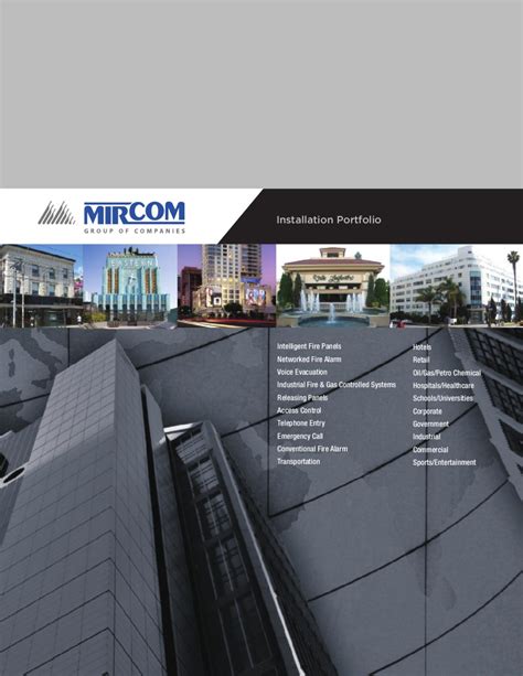 mircom group  companies installation portfolio  mircom group  companies largest