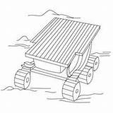 Rover Space Coloring Pages Hellokids Rocket Capsule sketch template