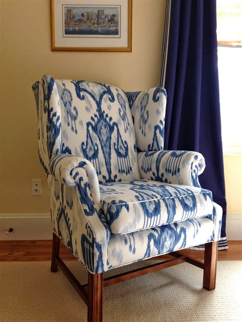 blue wing chair slipcover ikea valley garages ideas  fashionable