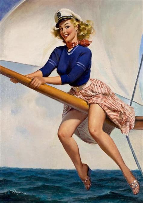 Us Navy Girl Pop Art Pin Up Vintage Poster Classic Retro