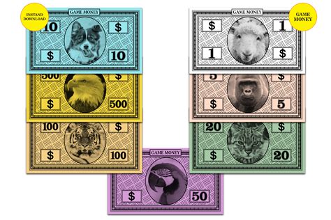 board game money  decorations design bundles