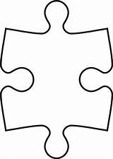 Puzzle Piece Outline Clipart Jigsaw Clip Autism Pieces Transparent Coloring Vector Puzzles Template Line Puzzleteile Symetric Tattoo Patience Cliparts Part sketch template