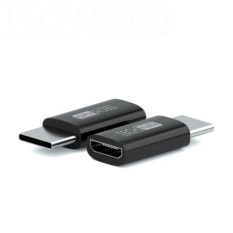 techmatte usb   micro usb adapter convert connector  pack black ebay