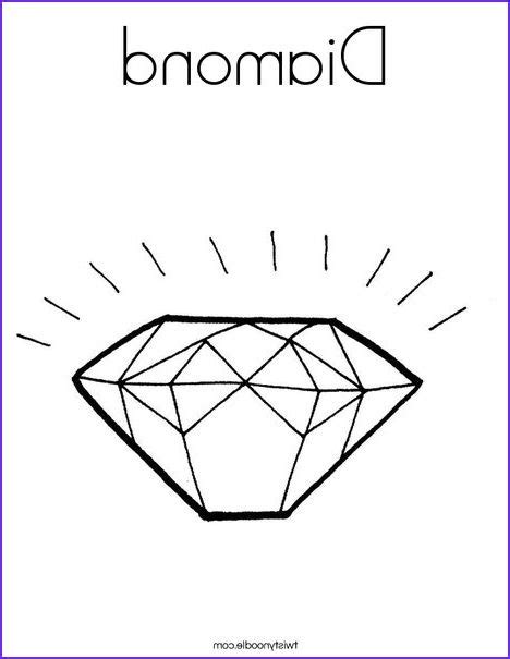 elegant collection  diamonds coloring page   cute coloring