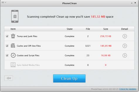 clean iphone information