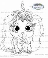 Besties Pages Unicorn Coloring Digi Enchanted Maddy Xo Magical Tm Stamp Instant Dolls Mybestiesshop sketch template