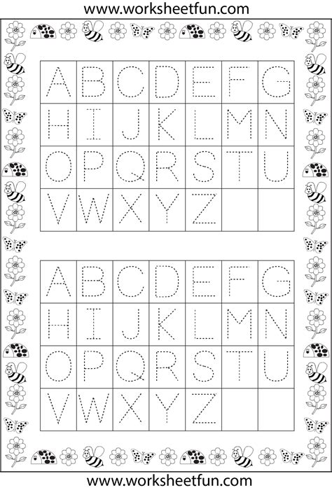 tracing letters  numbers printable