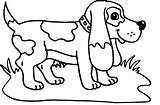 Coloring Dog Pages Small Ears Long собаки раскраски Printable Kids Dogs Comments доску выбрать Coloringhome sketch template
